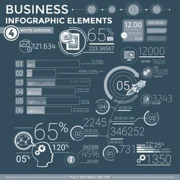 Business Infographic Elements Stockillustratie