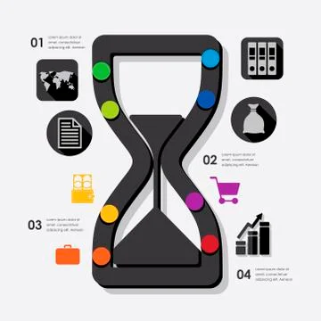 Business infographic 库存插图