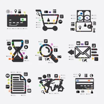 Business infographic Stock Illustration