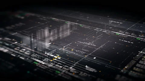 Business Infographic Presentation Display Screen 库存影片 220658853