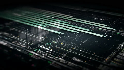 Business Infographic Presentation Display Screen Видео 220661222