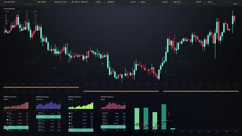 Business Infographic Presentation Display Screen Vidéo 234095804