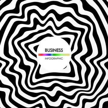 Business infographic. Presentation with elements of graph, diagram with steps イラスト素材