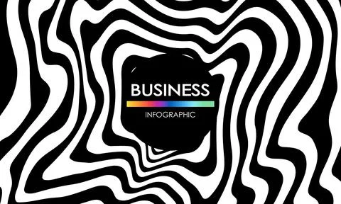 Business infographic. Presentation with elements of graph, diagram with steps 스톡 일러스트