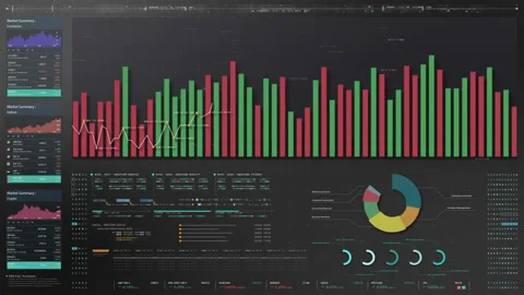 Business Infographic Screen Mock up Presentation Видео 152748191