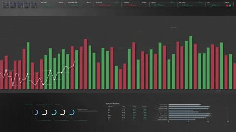 Business Infographic Screen Mock up Presentation Stock Footage 201146145