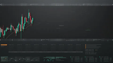 Business Infographic Screen Mock up Presentation Video stock 201146204