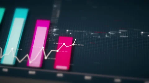 Business Infographic Screen Mock up Presentation Stock-Footage 201229571