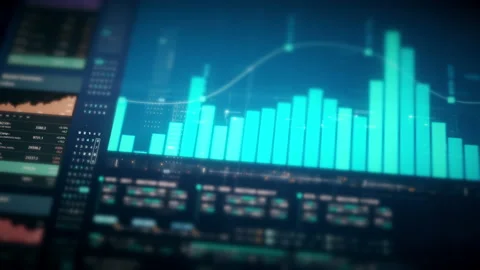 Business Infographic Screen Mock up Presentation Stock Footage 201517349