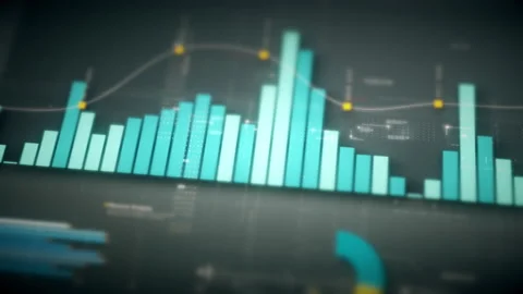 Business Infographic Screen Mock up Presentation Video stock 201517429