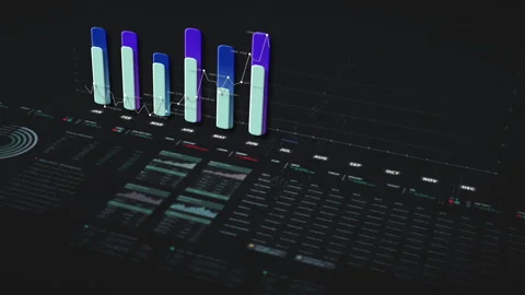 Business Infographic Showcase Presentation Display Vídeo Stock 279795078
