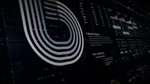 Business Infographic Showcase Presentation Display Vídeo Stock 280195223