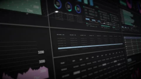 Business Infographic Showcase Presentation Display Vídeos de archivo 280195403
