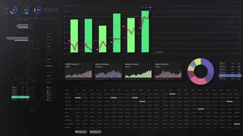 Business Infographic Showcase Presentation Display Vídeo Stock 282879439