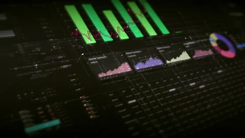 Business Infographic Showcase Presentation Display Stock Footage 284437539