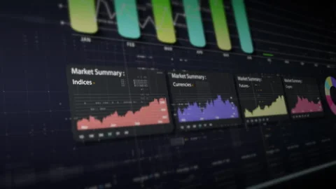 Business Infographic Showcase Presentation Display Stockbeeldmateriaal 284440042