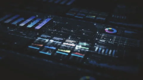 Business Infographic Showcase Presentation Display Stock Footage 286802442