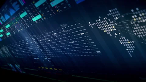 Business Infographic Showcase Presentation Display Stock Footage 315562191