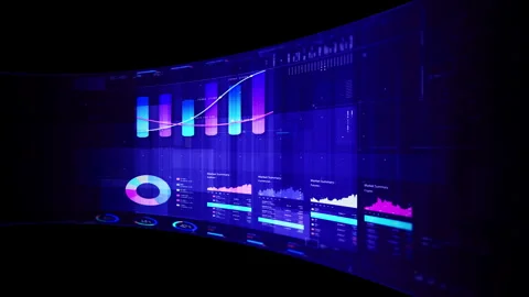 Business Infographic Showcase Presentation Video stock 340594450