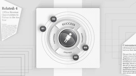 Business Infographics. Animated Vector Elements Stock Footage 116430936