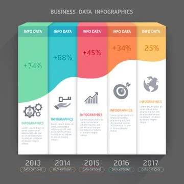 Business Infographics design template. Vector illustration. Can be used for w Stock-Illustration