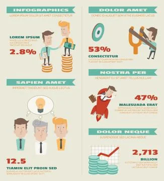 Business infographics elements , eps10 vector format Stock Illustration