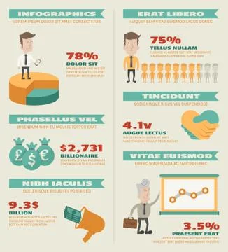 Business infographics elements , eps10 vector format Stock Illustration