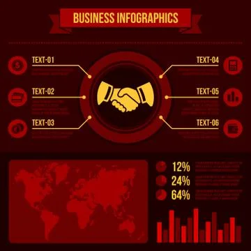 Business Infographics Elements. 库存插图