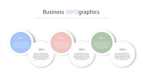 Business infographics include steps to solve problem, implement project or .. 스톡 일러스트