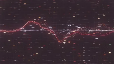 Business Infographics Stats And Data Background Stock Footage 264618342