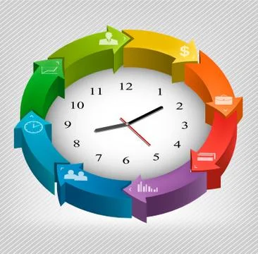 Business infographics template. vector. Stock Illustration