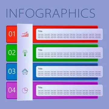 Business infographics. Vector graphics for web designs Illustrazione stock