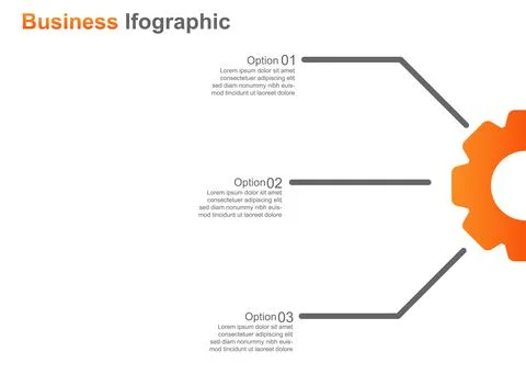 Business infograpic design template. vector infographic . perfect for marketi Stock Illustration