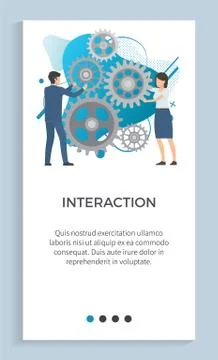 Business Innovation, Teamwork Brainstorming Vector イラスト素材