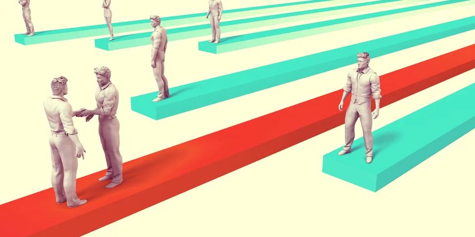 Business Integration 스톡 일러스트