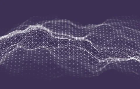 Business inteligence technology background. Binary code algorithms deep learning Stock Illustration