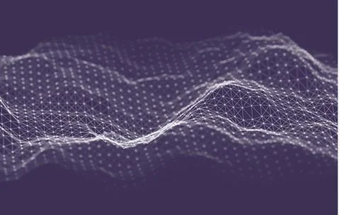 Business inteligence technology background. Binary code algorithms deep learning Stock Illustration