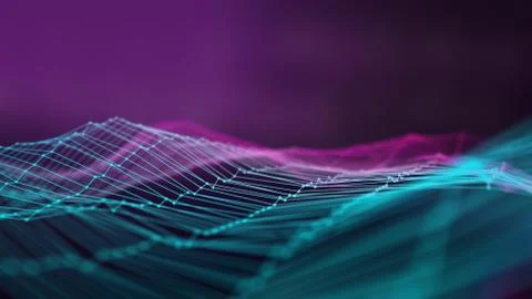 Business inteligence technology background. Binary code algorithms deep learning Stock Illustration