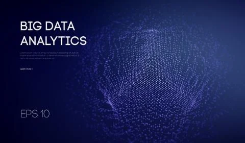 Business inteligence technology background. Binary code algorithms deep learning Stock Illustration