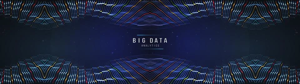 Business inteligence technology background. Binary code algorithms deep learning Stock Illustration