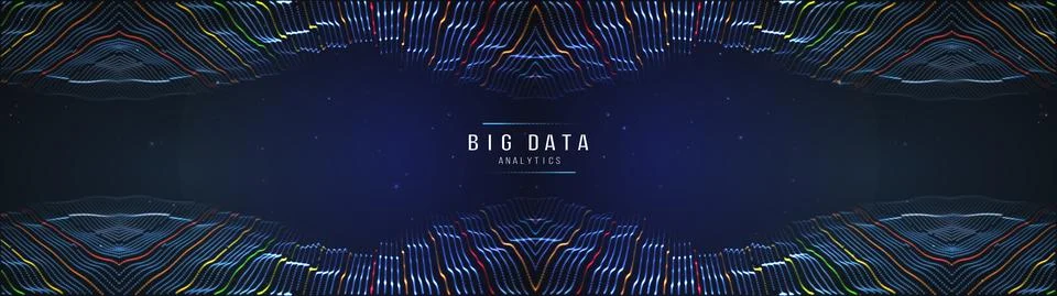 Business inteligence technology background. Binary code algorithms deep learning Stock Illustration