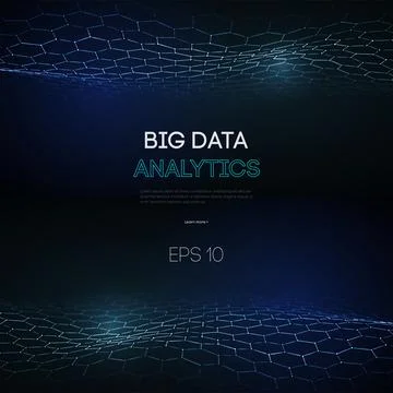 Business inteligence technology background. Binary code algorithms deep learning Stock Illustration