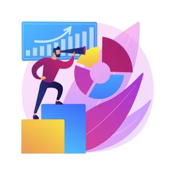 Business Intelligence abstract concept vector illustration. Stockillustratie
