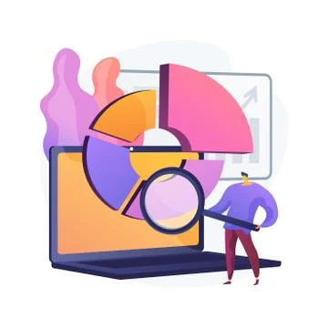 Business Intelligence abstract concept vector illustration. Stockillustratie