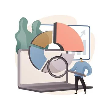 Business Intelligence abstract concept vector illustration. Stock Illustration
