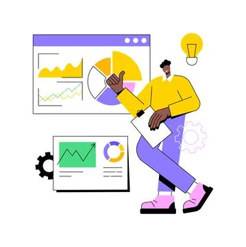 Business intelligence abstract concept vector illustration. 스톡 일러스트