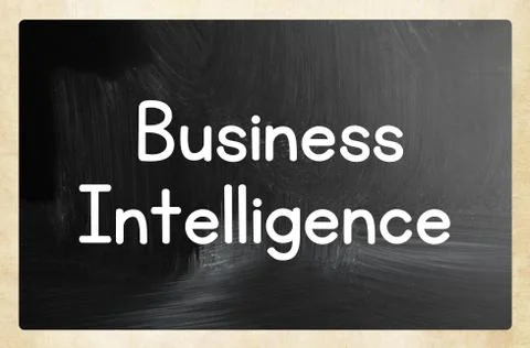 Business intelligence concept 스톡 사진