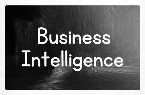 Business intelligence concept Stock Photos