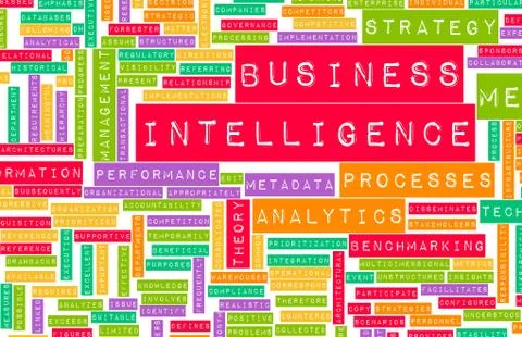 Business intelligence Stockillustratie