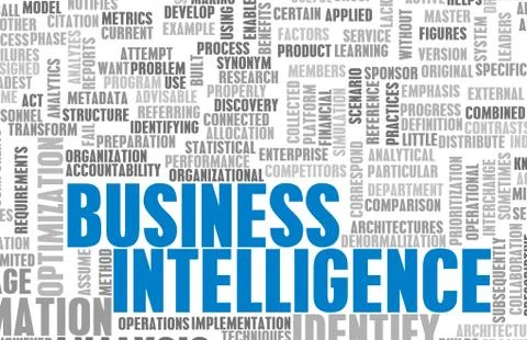 Business Intelligence 库存插图
